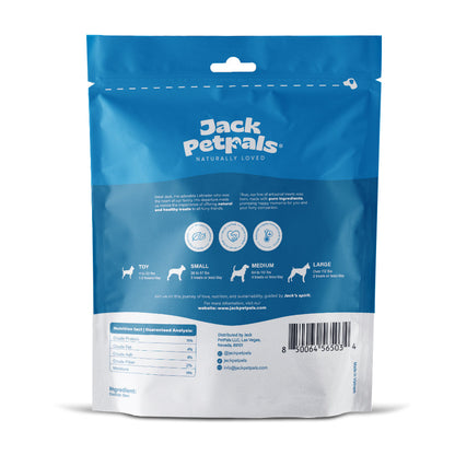 Jack PetPals Festin de fruits de mer Friandises à mâcher à la peau de morue (170 g)