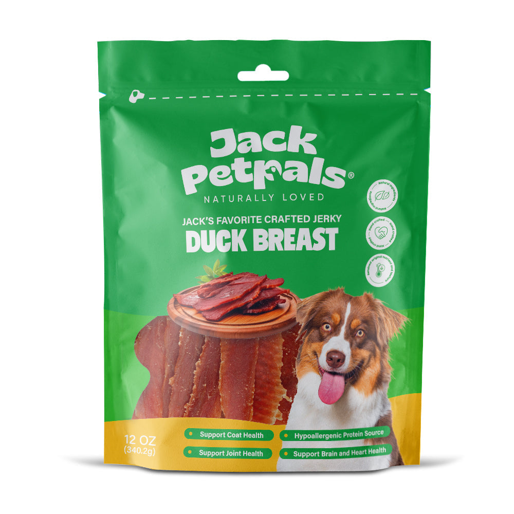 Friandises pour chiens Jack PetPals à base de poitrine de canard séchée artisanale (340 g)