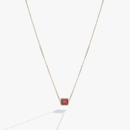 Alex and Ani January Birthstone Garnet Pendant Necklace on rose gold-tone chain on Tampa Home & Garden Store