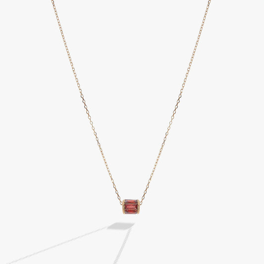 Alex and Ani January Birthstone Garnet Pendant Necklace on rose gold-tone chain on Tampa Home & Garden Store