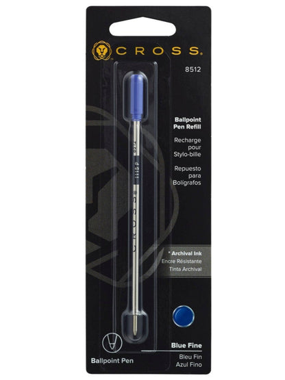 Ballpoint Pen Refill Blue Fine by A.T. Cross single pack on Tampa Home & Garden Store