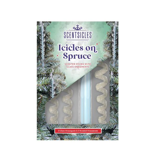 Icicles on Spruce - Glass Icicles with Scent sticks - Tampa Home & Garden Store