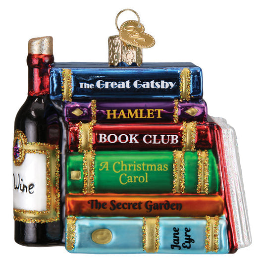 Book Club Ornament - Tampa Home & Garden Store