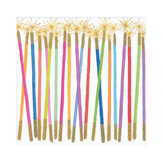Articles en papier Caspari Candles - Serviettes de table