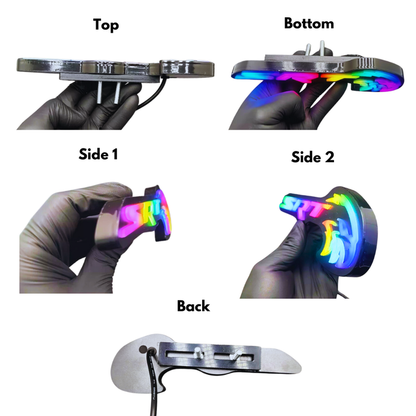 Jeep Trackhawk RGBW Flow Series LED Grill Emblem multicolor RGBW LEDs for interior exterior on Tampa Home & Garden Store