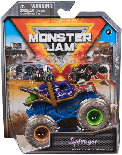 Monster Jam Official 1:64 Scale Monster Truck -  Salvager