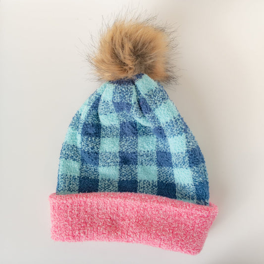Weekend Collection Angel Plaid Hat - Tampa Home & Garden Store