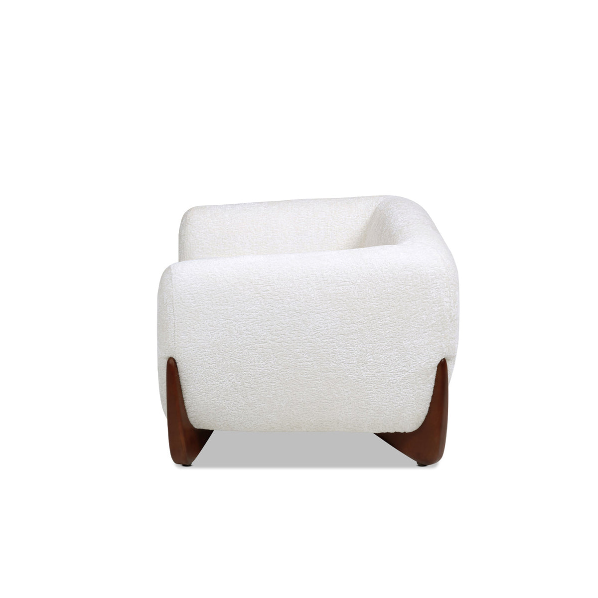 Alpine 36.5in Sherpa Dog Sofa Bed Almond with cushioned support and wood legs by HouseOfZazla on Tampa Home & Garden Store
