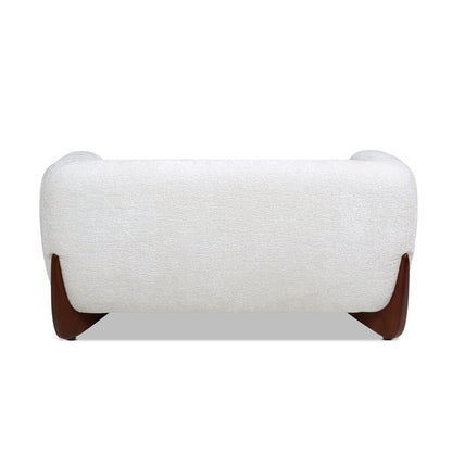 Alpine 36.5in Sherpa Dog Bed Almond with cushioned support and wood legs HouseOfZazla on Tampa Home & Garden Store