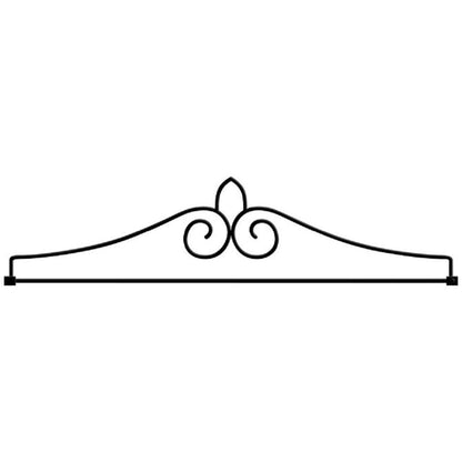 Support mural pour drapeau de jardin - 34 cm de large