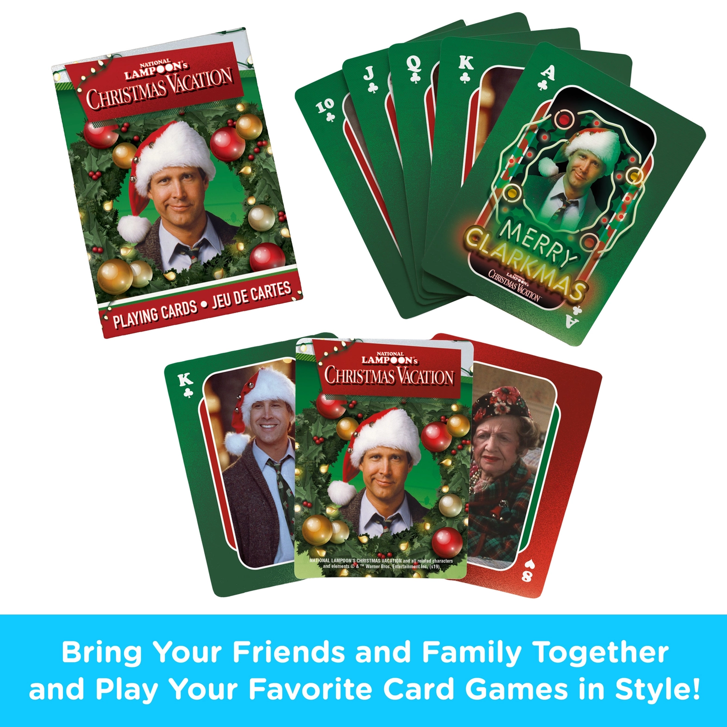Christmas Vacation Playing Cards by The Country Christmas Loft; Clark Griswold on Tampa Home & Garden Store