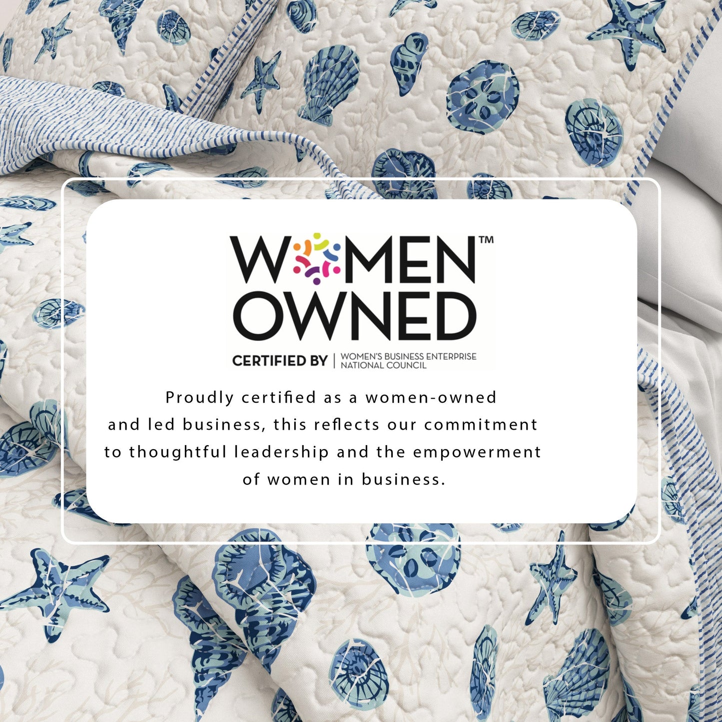 Coastal Blue Microfiber Quilt Set and Bedding