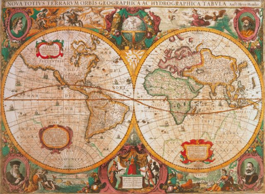 Old Map - 1000 Piece Puzzle - Tampa Home & Garden Store