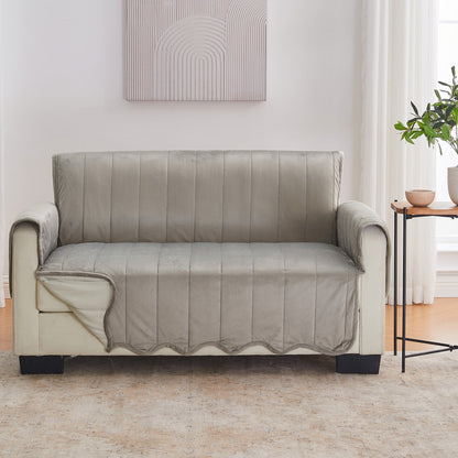 Velvet Furniture Protector And Elastic Cover