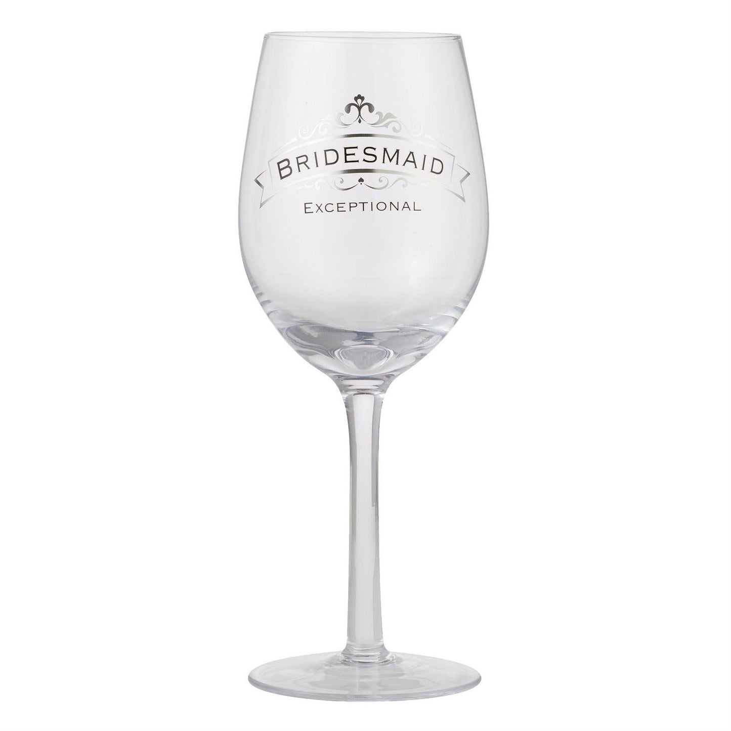 Verre à vin de demoiselle d'honneur