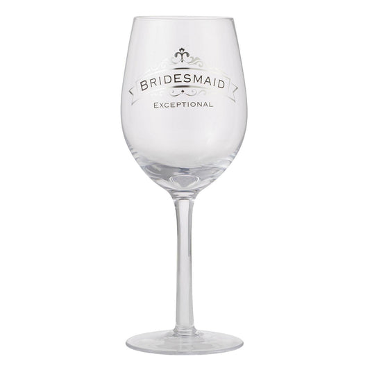 Verre à vin de demoiselle d'honneur