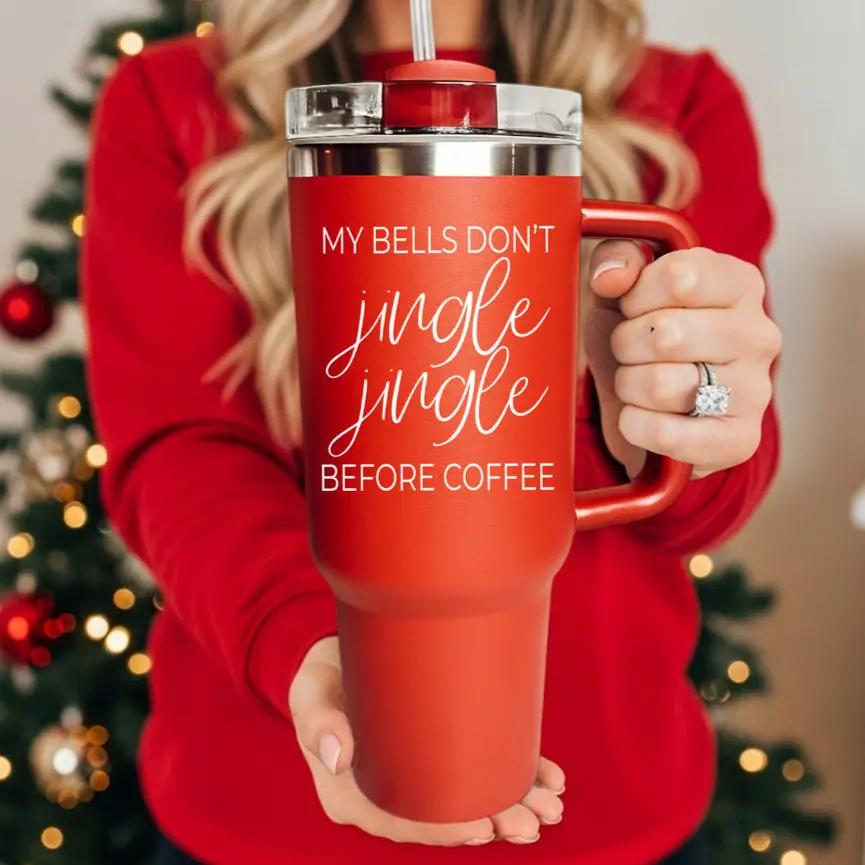 Jingle Jingle 40oz Insulated Mug With Handle