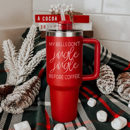 Jingle Jingle 40oz Insulated Mug With Handle