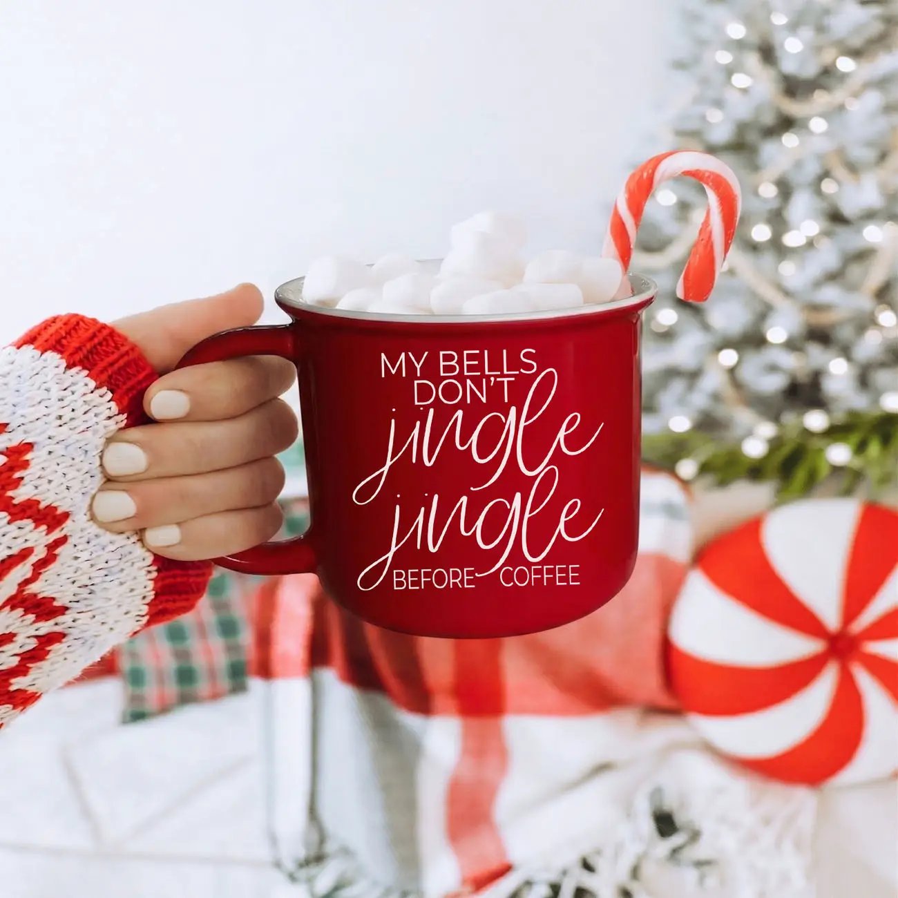 Jingle Jingle Campfire Mug Red and Green