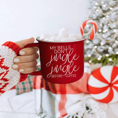 Jingle Jingle Campfire Mug Red and Green