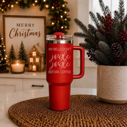 Jingle Jingle 40oz Insulated Mug With Handle