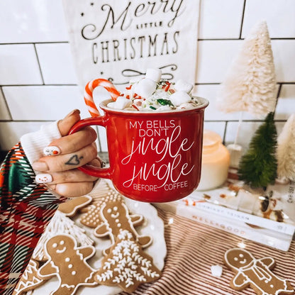 Jingle Jingle Campfire Mug Red and Green