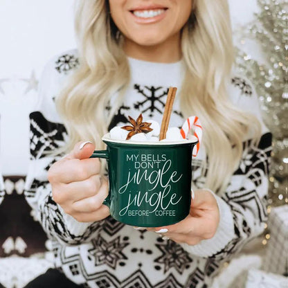 Jingle Jingle Campfire Mug Red and Green