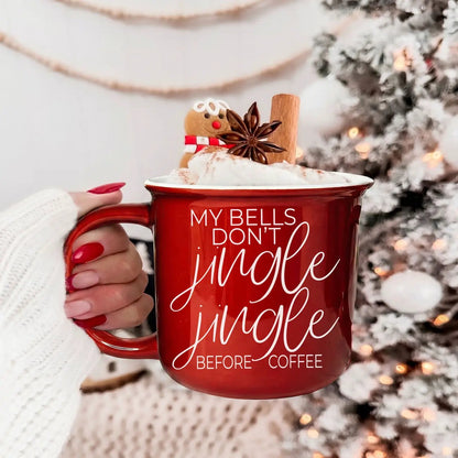 Jingle Jingle Campfire Mug Red and Green