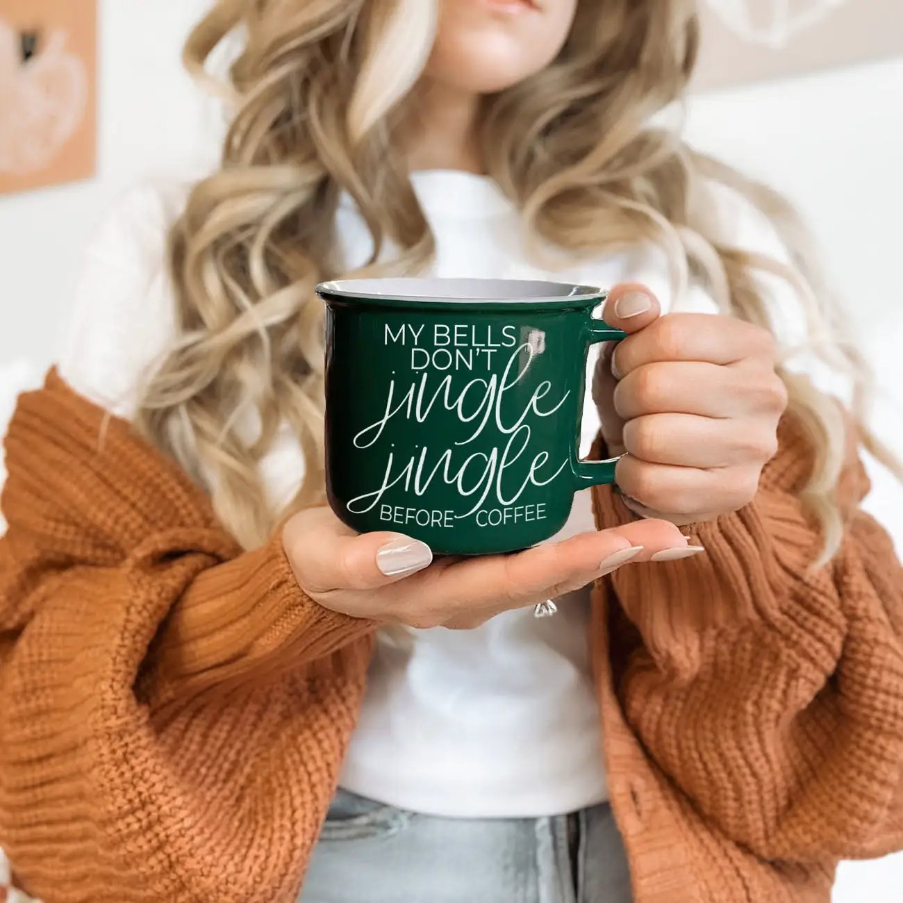 Jingle Jingle Campfire Mug Red and Green