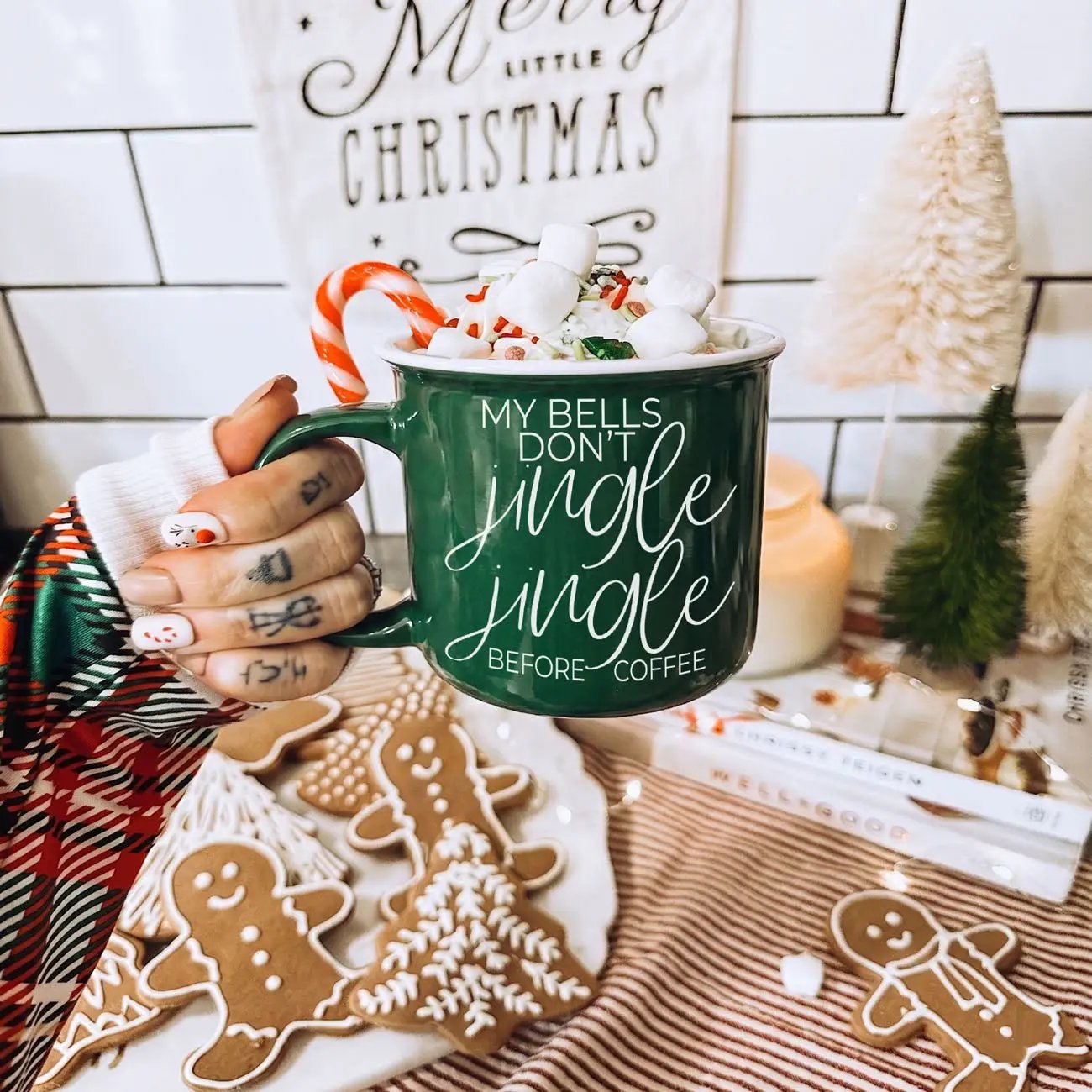 Jingle Jingle Campfire Mug Red and Green