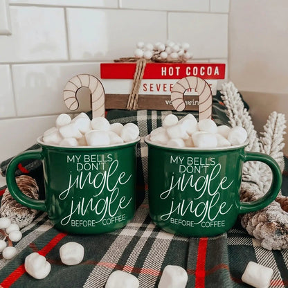 Jingle Jingle Campfire Mug Red and Green