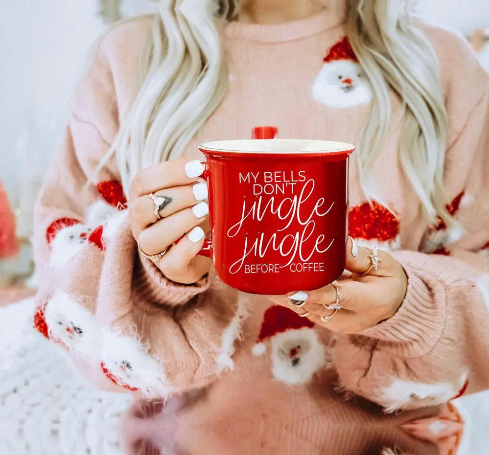 Jingle Jingle Campfire Mug Red and Green