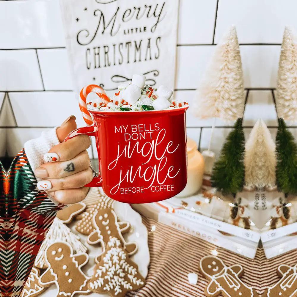 Jingle Jingle Campfire Mug Red and Green