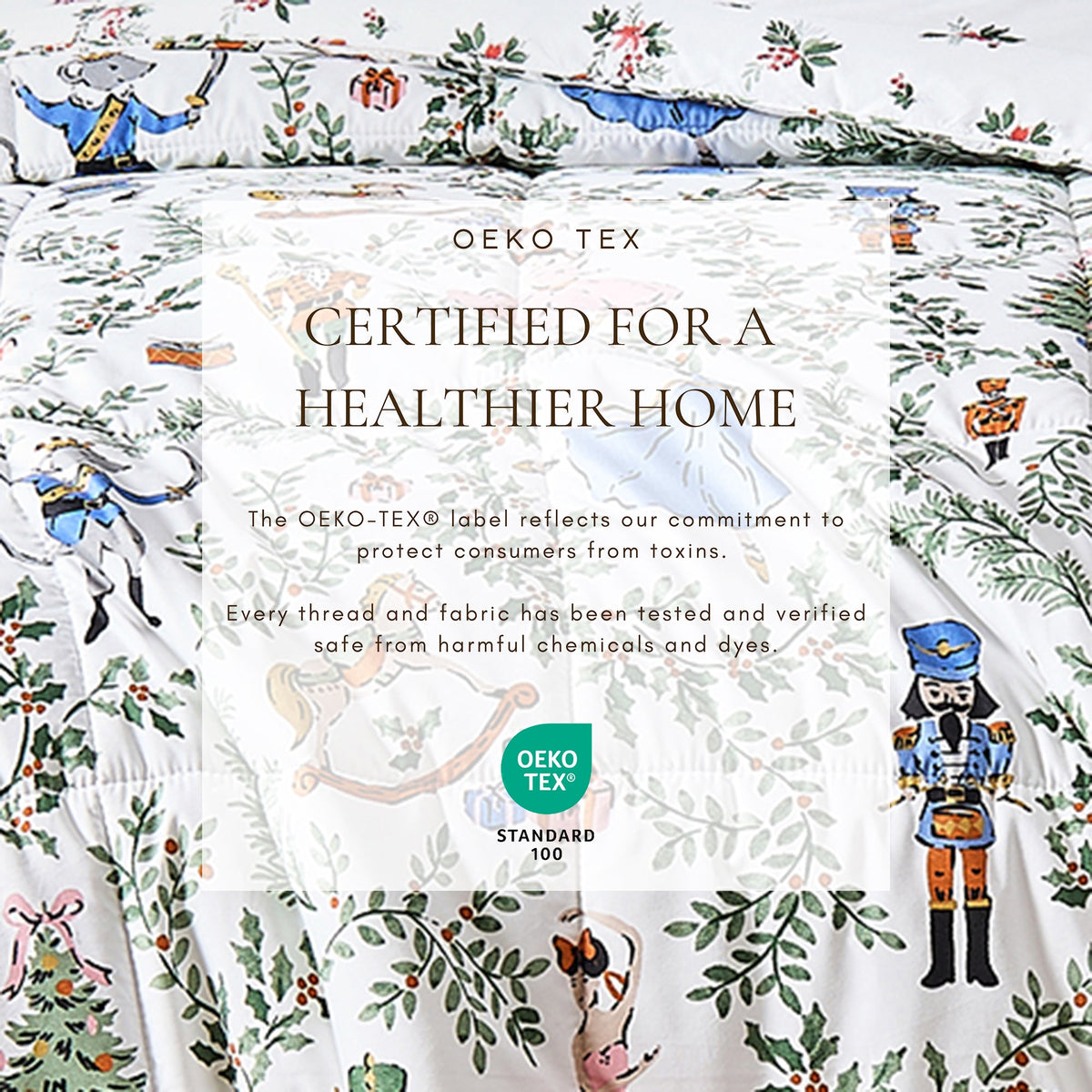 Reversible Christmas Comforter & Sham Set by Great Bay Home with OEKO-TEX certified on Tampa Home & Garden Store