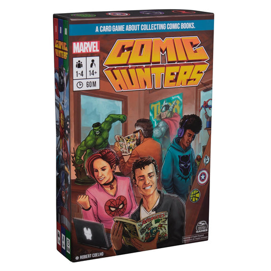Marvel Comic Hunters : Jeu de cartes stratégique de collection de comics