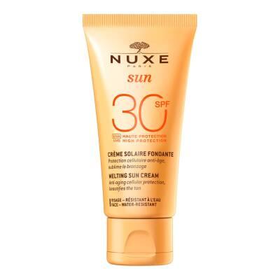 Face cream NUXE Sun SPF30 50ml orange tube with anti-aging sunscreen, Beauty Care Bag on Tampa Home & Garden Store