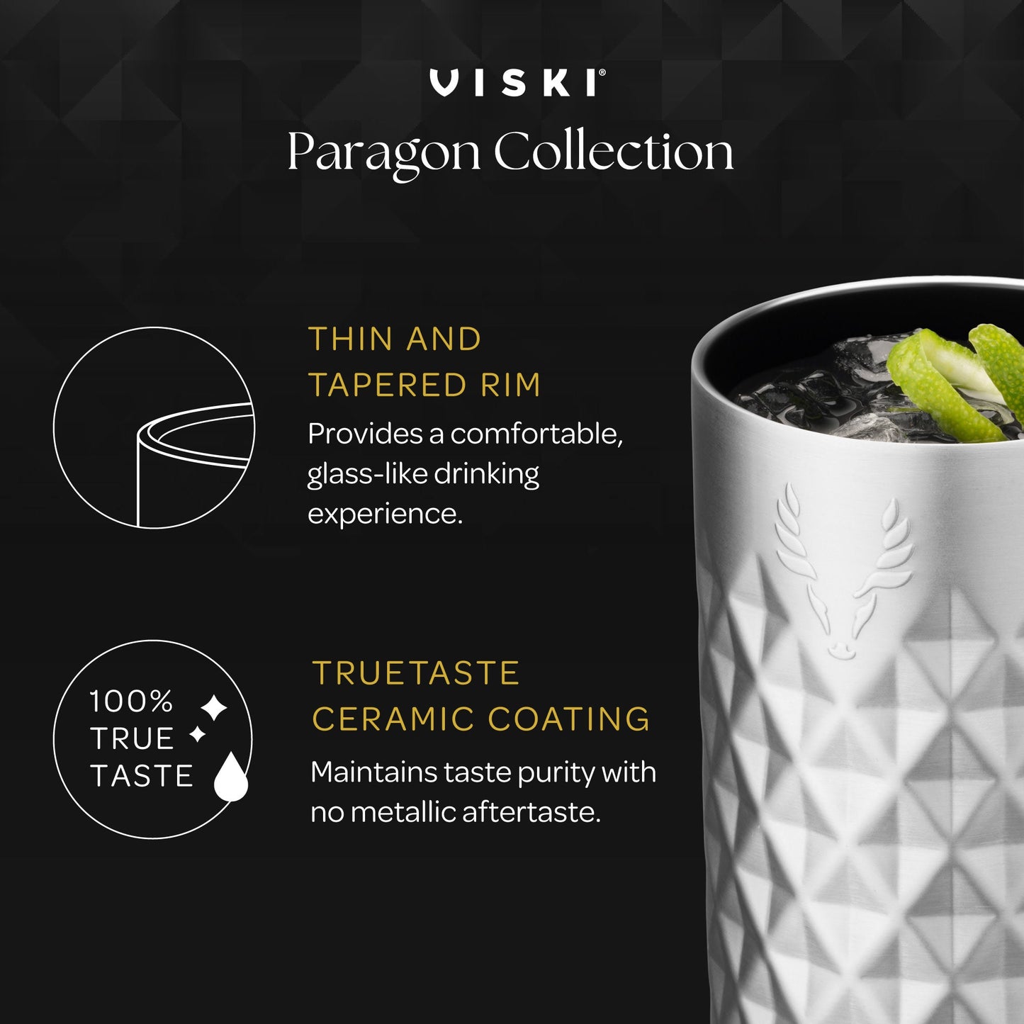 Paragon Steel Highball Tumbler in Satin Green