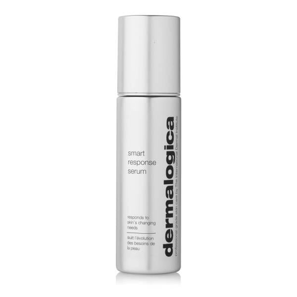 Dermalogica Smart Response Serum bottle, white-silver packaging, anti-aging facial serum on Tampa Home & Garden Store