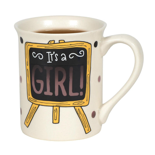 Mug thermorévélation du sexe - C'est une fille