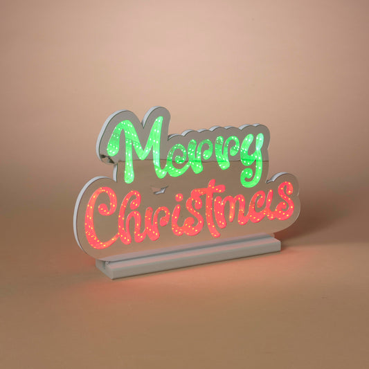 Miroir infini lumineux - Joyeux Noël