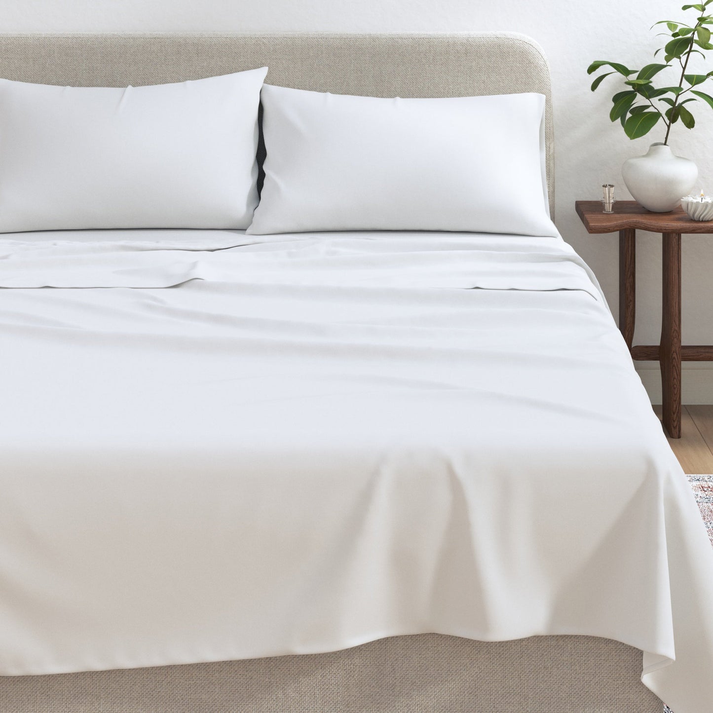 Breathable Viscose from Bamboo and Cotton Sheets
