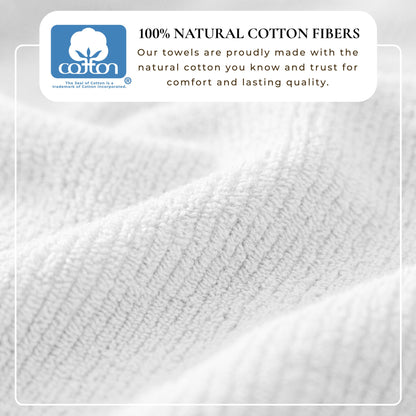 Turkish Cotton Ribbed Bath Towel Set and 6 Pieces