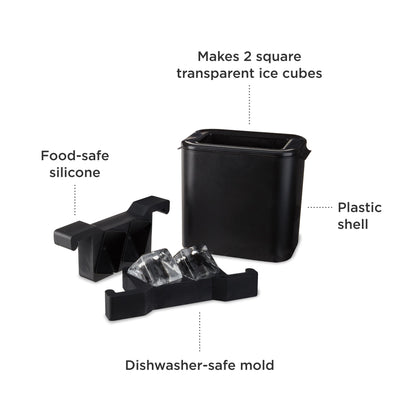 Slow Freeze Clear Glacier Ice and Cube Set