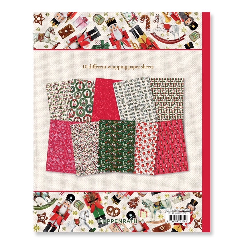 Nutcracker Christmas Wrapping Paper Book Gift Wrapping The Country Christmas Loft 10 sheets on Tampa Home & Garden Store