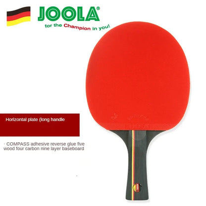 JOOLA carbon table tennis paddle with red rubber and long handle on Tampa Home & Garden Store