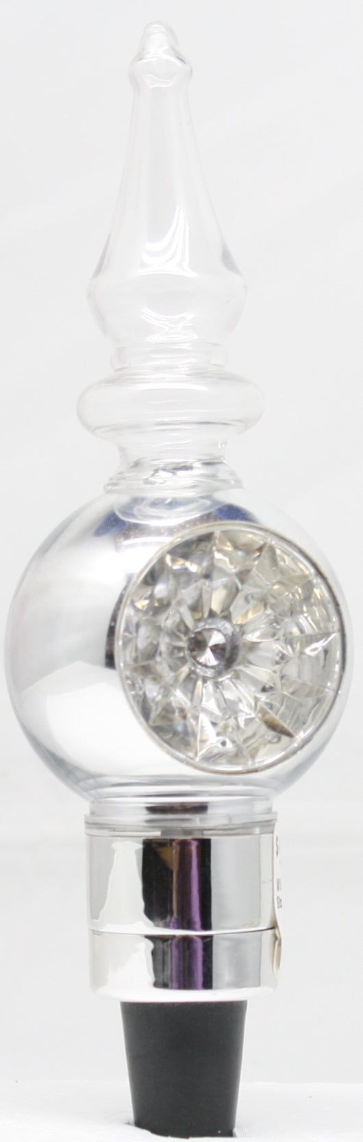 Bouchon à vin en cristal - Argent