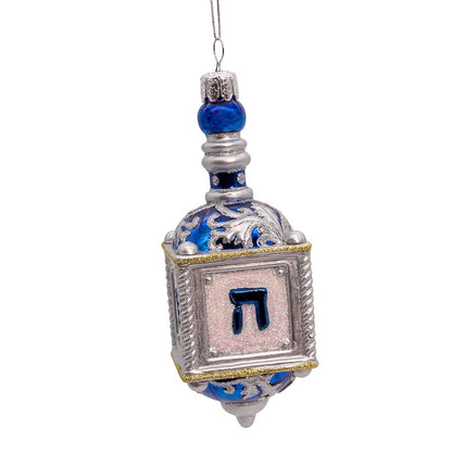 Adorno de dreidel de cristal de Noble Gems