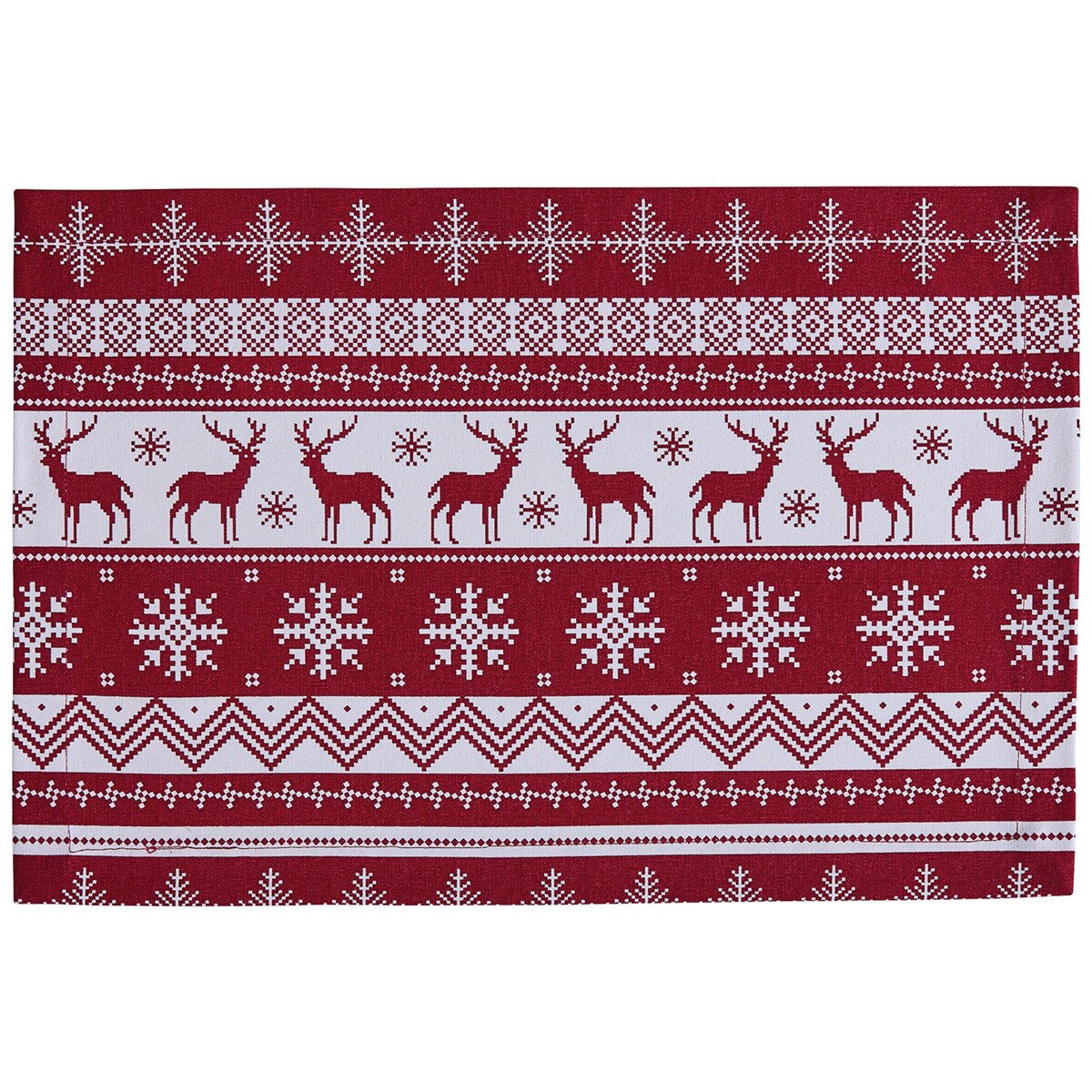 Patricia Heaton Home Holiday Fairisle Placemat