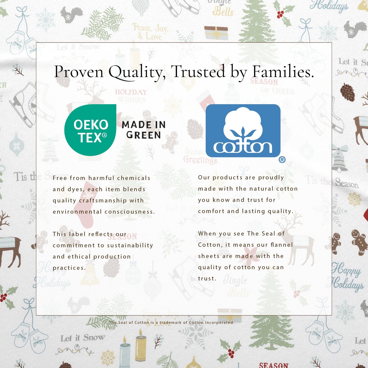 Turkish Cotton And Christmas Flannel Sheet Set