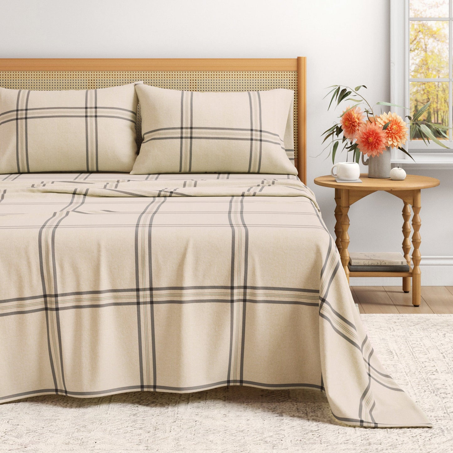 Turkish Cotton Flannel Sheet Set and Stripes